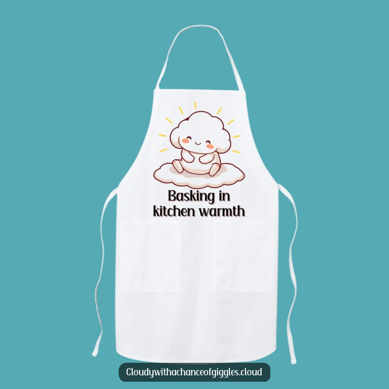 Funny Cloud Animal Apron: Kitchen Sunny Stretch Style, Chef's Humor Gear