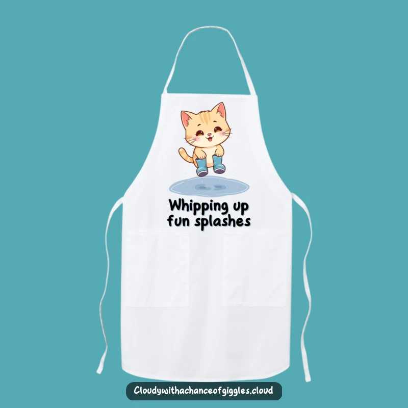 Funny Cat Rain Boots Apron: Chef-Worthy & Hilarious Kitchen Gift