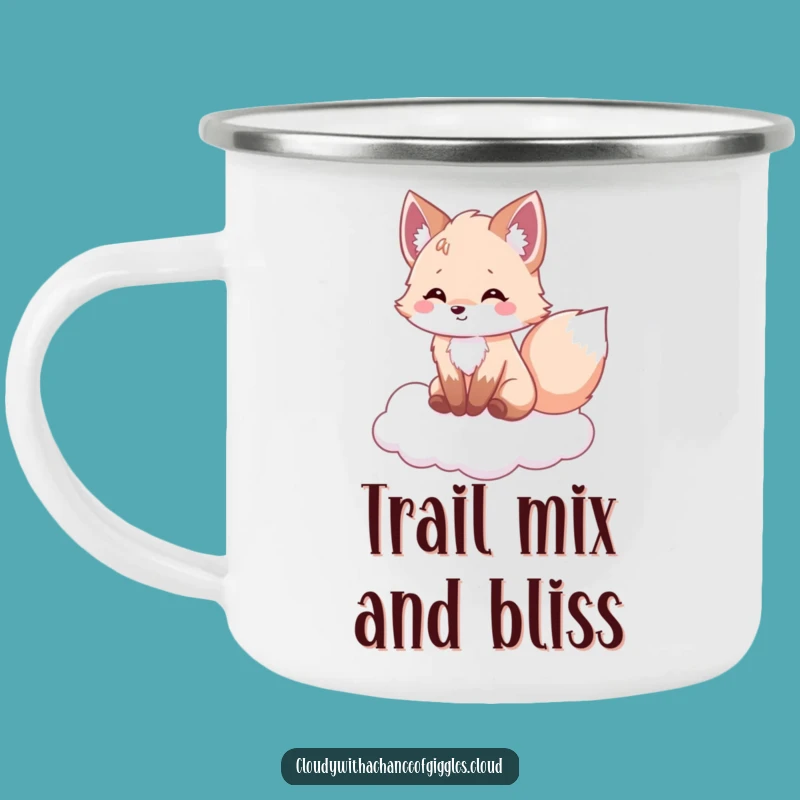 Funny Fox Wanderer Camping Mug: Durable & Hilarious Outdoor Companion