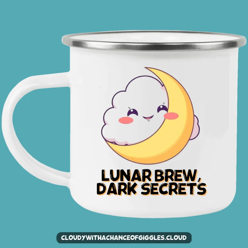 Funny Mischievous Cloud Camping Mug - Adventure with a Grin