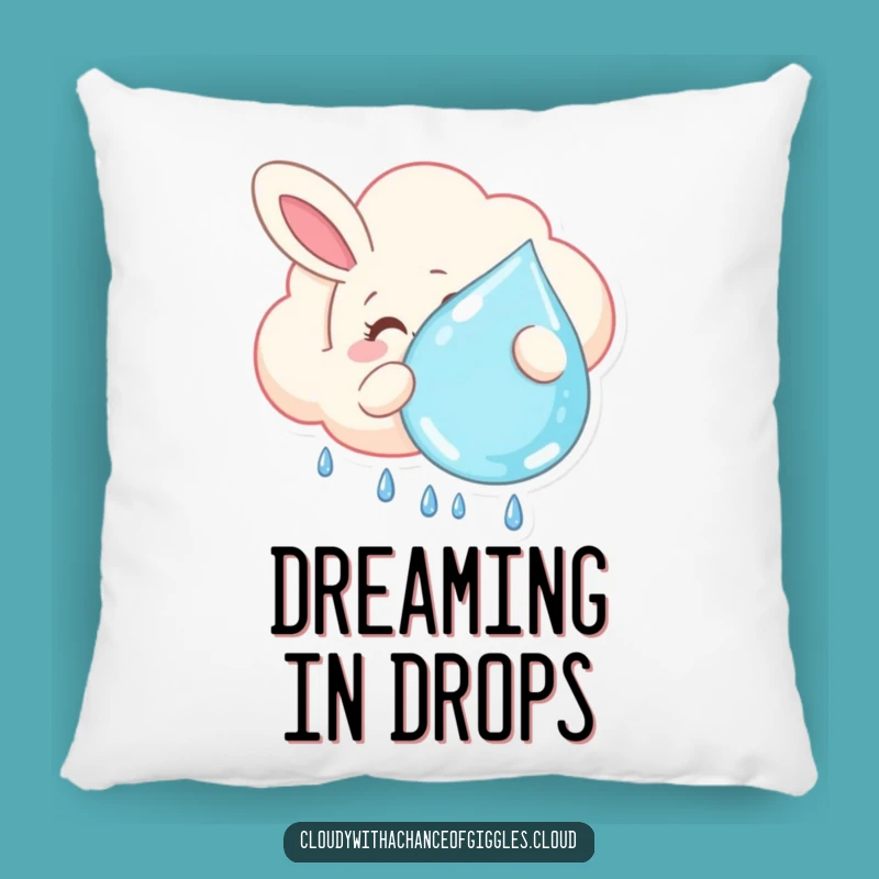 Funny Bunny Cloud Pillow - Cozy & Cute Whimsical Comfort Gift