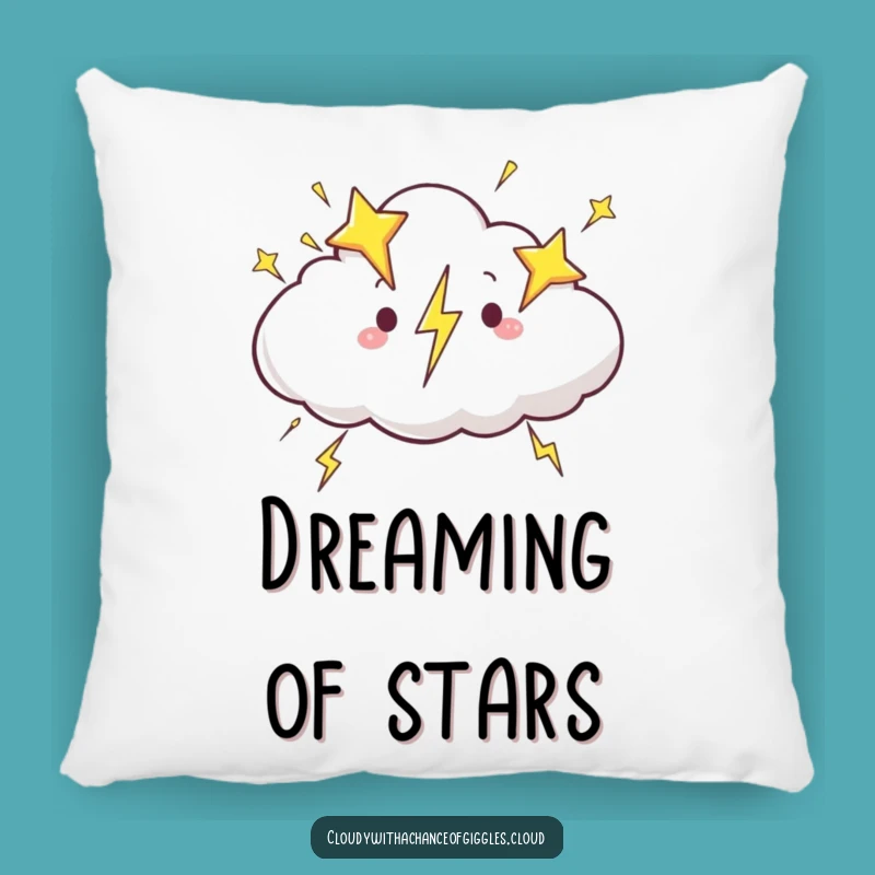 Funny Star Lightning Cloud Pillow: Cozy Cosmic Comfort - Hilarious Gift!