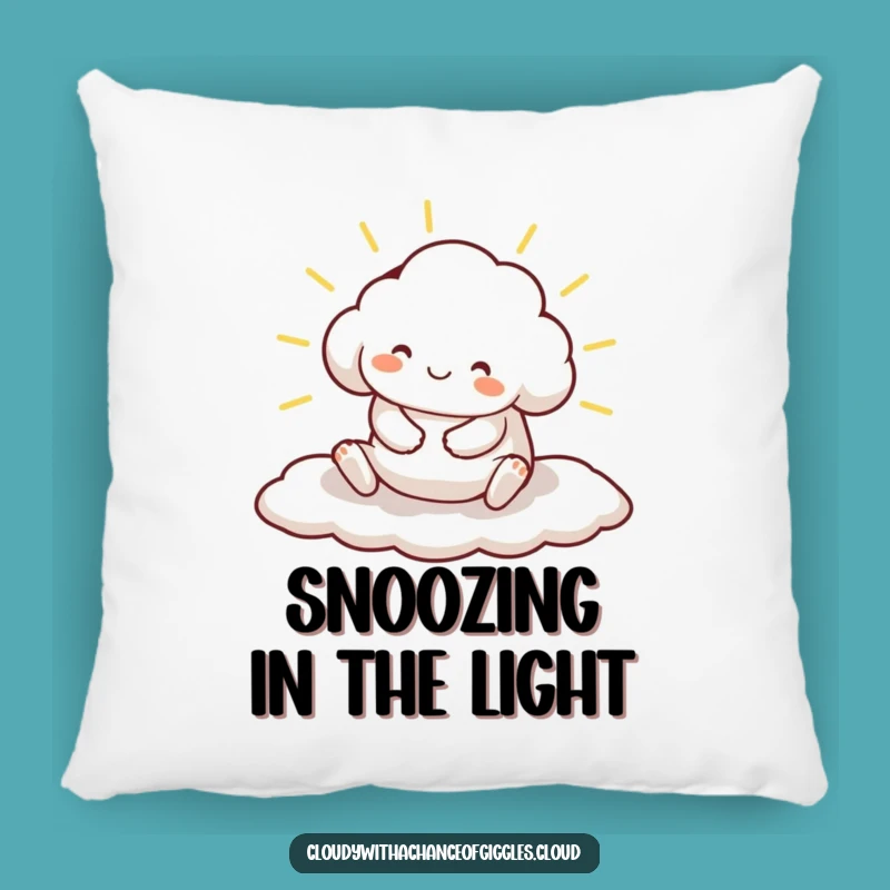 Funny Cloud Animal Pillow: Cozy Sunny Stretch Comfort, Cute Home Decor