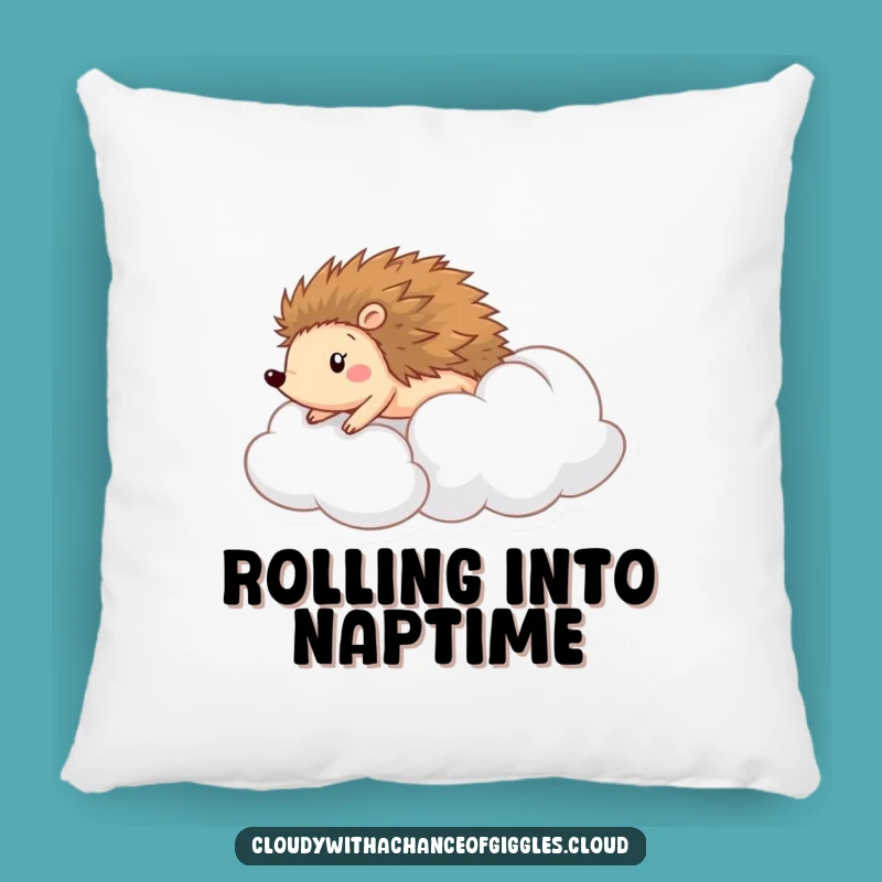Funny Hedgehog Cloud Pillow: Cozy Comfort & Joyful Accent Gift