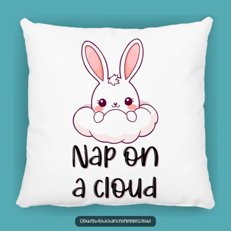 Funny Kawaii Bunny Pillow: Soft Cloud Accent, Adorable Cute & Funny Gift