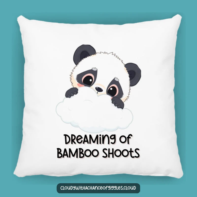 Funny Panda Cloud Pillow: Soft Curious Cub, Adorable Funny Gift for Comfort