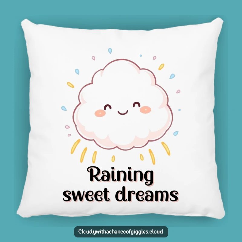 Funny Cloud Rainbow Pillow - Soft and Hilarious Comfort Accent