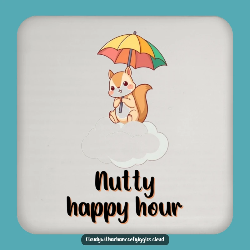 Funny Squirrel Umbrella Coaster: Protect Surfaces, Quirky Upside Down Decor Gift!