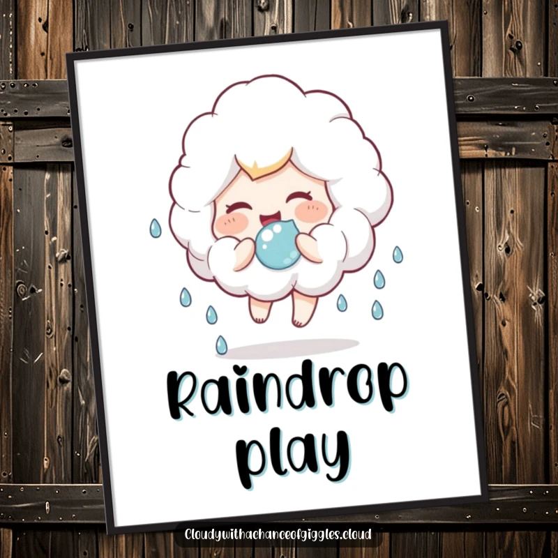 Funny cheese poster featuring a block of cheese with a cheerful wink and a silly pose, adding cartoonish fun.