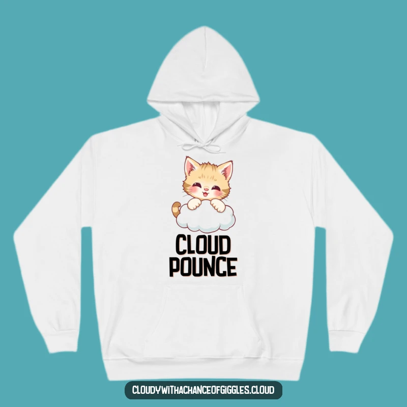 Funny Kitten Cloud Hug Hoodie - Cozy Comfort for Cat Lovers