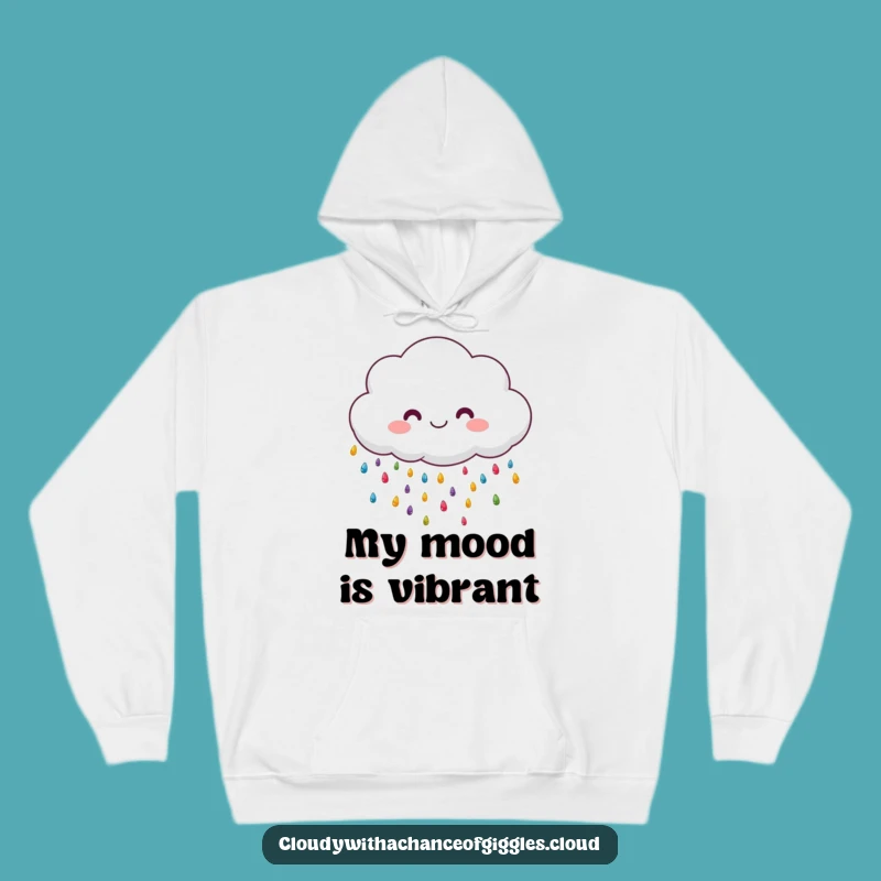 Cozy Funny Fluffy Cloud Hoodie: Warm & Hilarious Rainy Day Comfort Gift