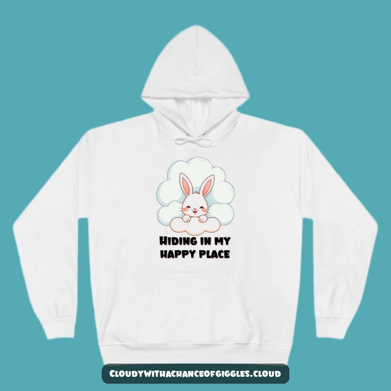 Funny Bunny Cloud Hoodie: Cozy & Adorable Winter Gift