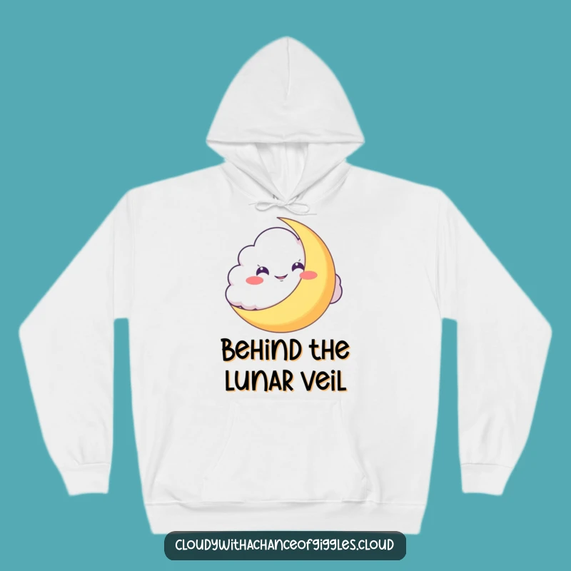Funny Mischievous Cloud Hoodie - Cozy & Hilarious Nighttime Peek Gift