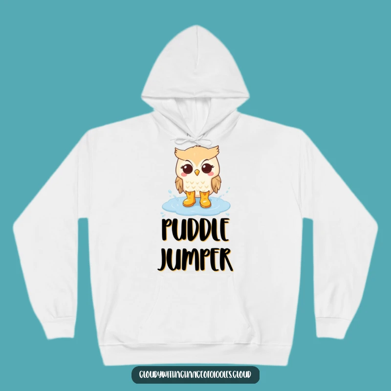 Funny Owl Rainy Day Hoodie - Cozy Comfort for Whimsical Souls