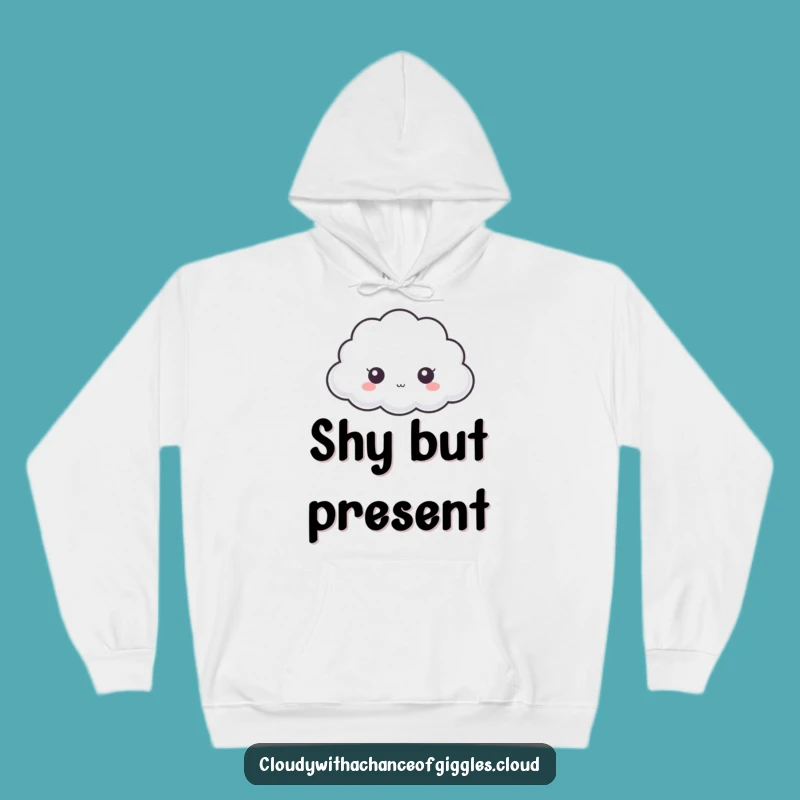 Funny Peek-a-Boo Cloud Hoodie: Cozy Hideaway - A Hilarious Gift!