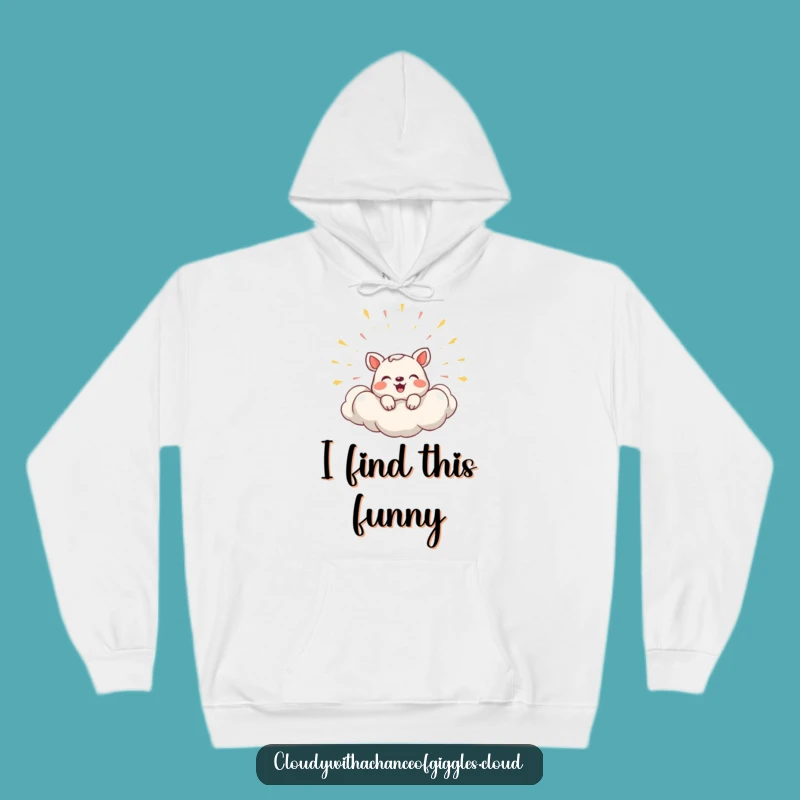 Funny Shy Laughing Animal Hoodie: Cozy Comfort, Bursting with Joy, Ultimate Humorous Gift!