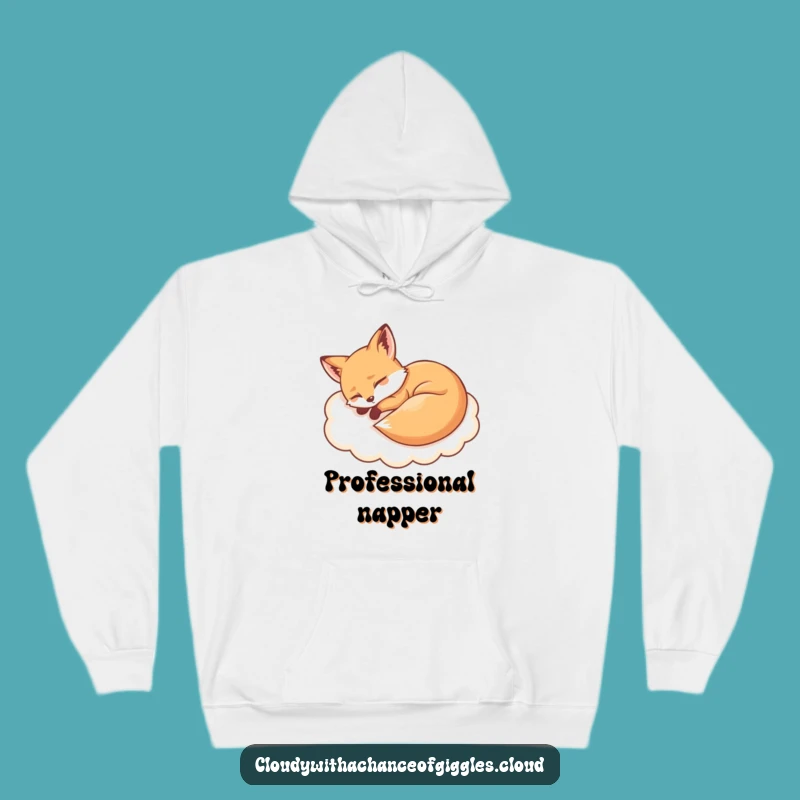 Funny Sleepy Fox Cloud Hoodie: Ultimate Cozy Humor for Chilly Days