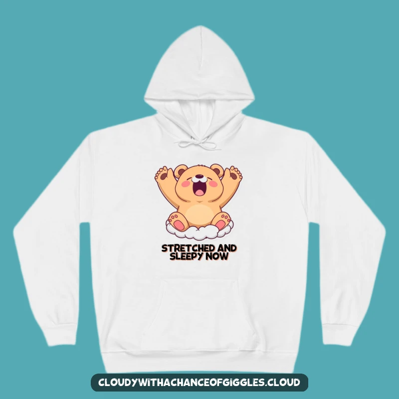 Funny Bear Cloud Yawn Hoodie - Ultimate Cozy & Adorable Wear