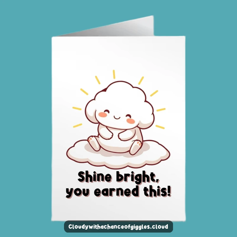 Congrats Cloud Animal Card - Free Printable Funny Achievement Greeting