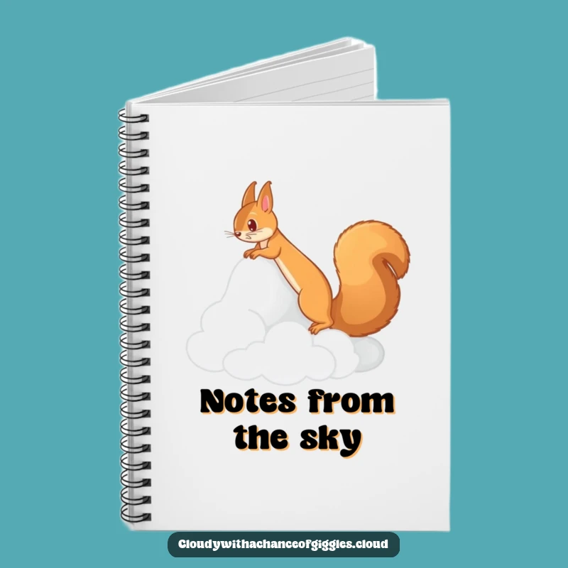 Funny Cloud Squirrel Notebook: Dream Up Ideas with Humor!