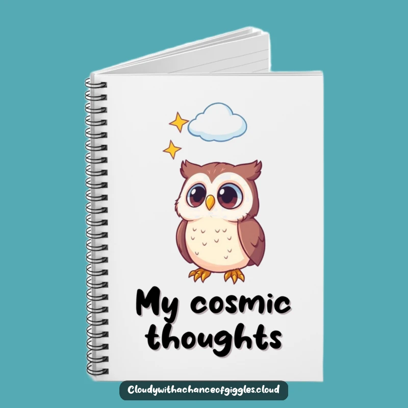 Funny Owl Dream Journal: Cute Owl, Star Cloud Cover, Perfect Funny Gift