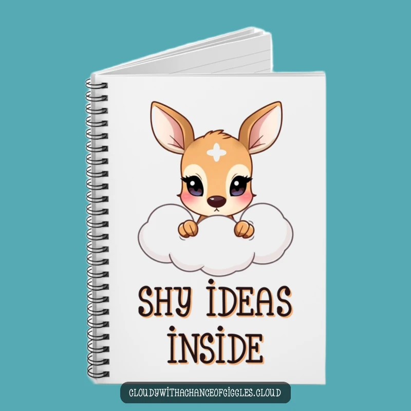 Funny Shy Deer Journal: Gentle Peeker Design, Perfect Funny Gift Idea