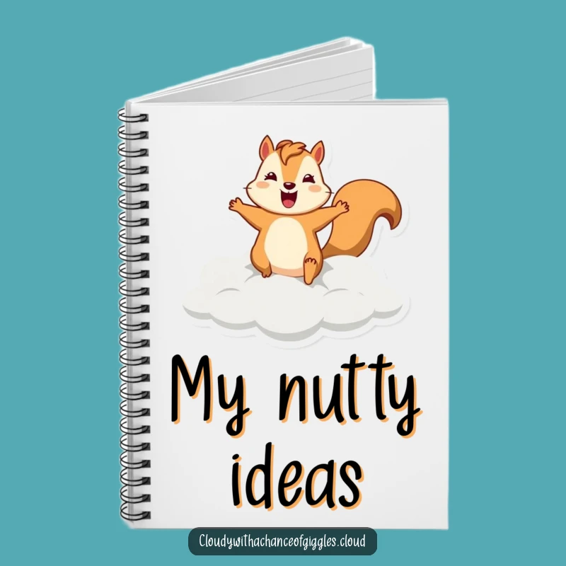 Funny Squirrel Cloud Notebook: Silly Leaper Journal, Perfect Funny Gift for Ideas