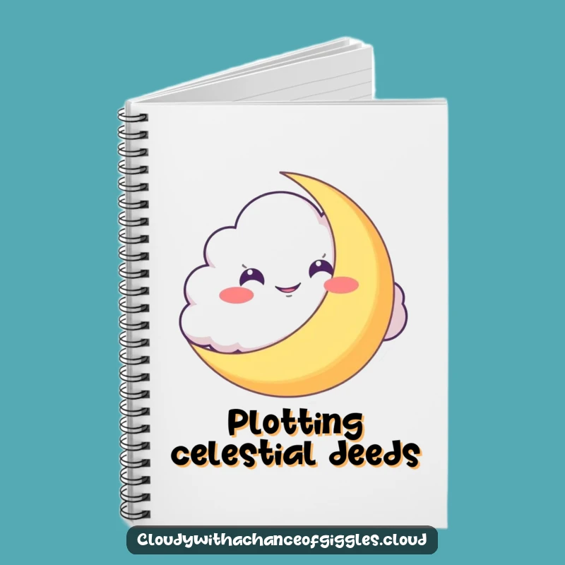 Funny Mischief Cloud Notebook - Jot Down Laughs & Ideas