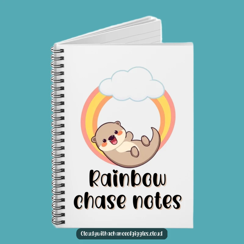 Funny Otter Rainbow Journal - Spark Creativity with Cheerful Pages Gift