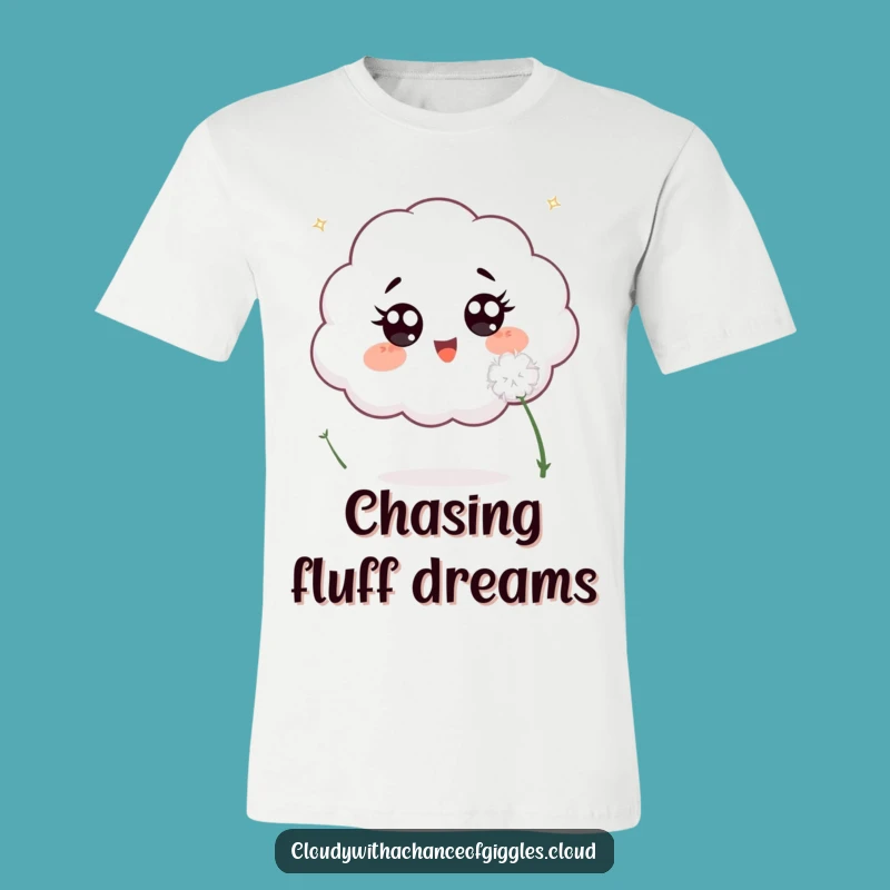 Funny Cloud Chasing Dandelion T-Shirt: A Hilarious Adventure for Your Wardrobe