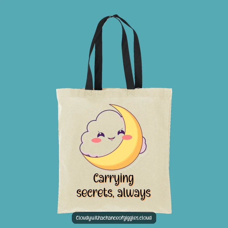 Funny Mischief Cloud Tote Bag - Carry Your Laughs in Style